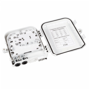 8-fiber wall-mounted distribution box, outdoor, IP65